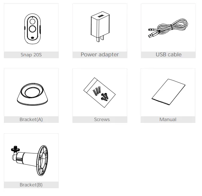 MEARI Snap 20S 1080P WiFi Battery Wireless Camera - Box