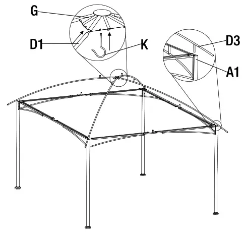 Sunjoy A101012200 Pendleton - 15