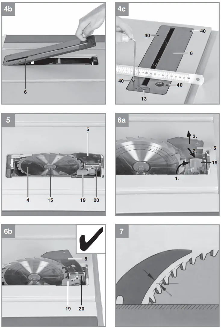 Einhell TE-TS 254 T Bench-type Circular Saw - fig 3