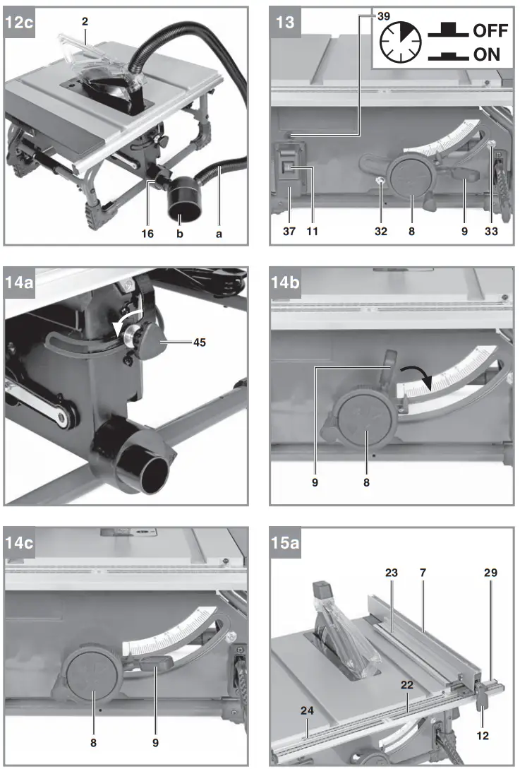 Einhell TE-TS 254 T Bench-type Circular Saw - fig 5