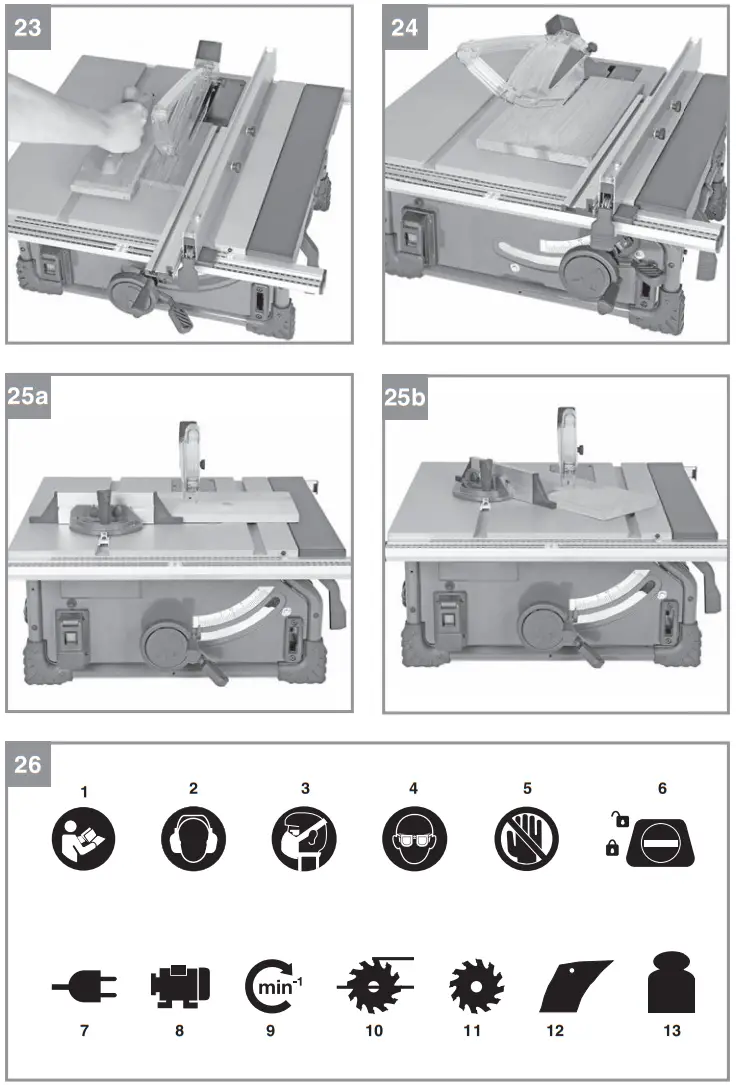 Einhell TE-TS 254 T Bench-type Circular Saw - fig 8