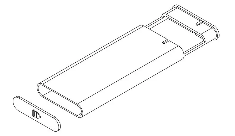 MOKiN SSD Enclosure - Sliding the tray out after you unlock the side cover
