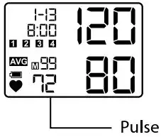 SureLife 08496021201 Wrist Premium BPM User Manual - Heartbeat Readings
