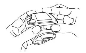 SureLife 08496021201 Wrist Premium BPM User Manual - Remove the battery cover