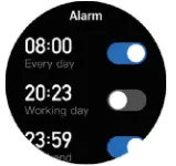 PUREROYI IP68 Waterproof 1 32 Inch Military Tactical Fitness Watch Tracker - Alarm Clock