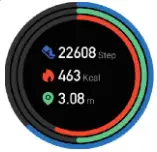 PUREROYI IP68 Waterproof 1 32 Inch Military Tactical Fitness Watch Tracker - Step Counting