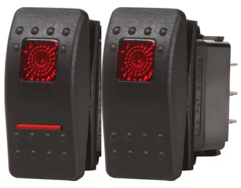 attwood 6100 LT 7 6100 Series PowerBase Light Automated Light Mount - Wire Diagram