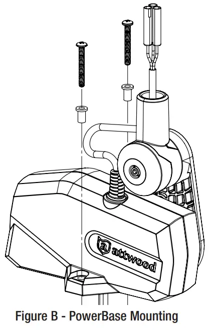 attwood 6100 LT 7 6100 Series PowerBase Light Automated Light Mount - fig1