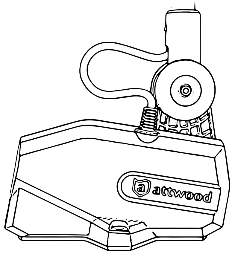 attwood 6100 LT 7 6100 Series PowerBase Light Automated Light Mount