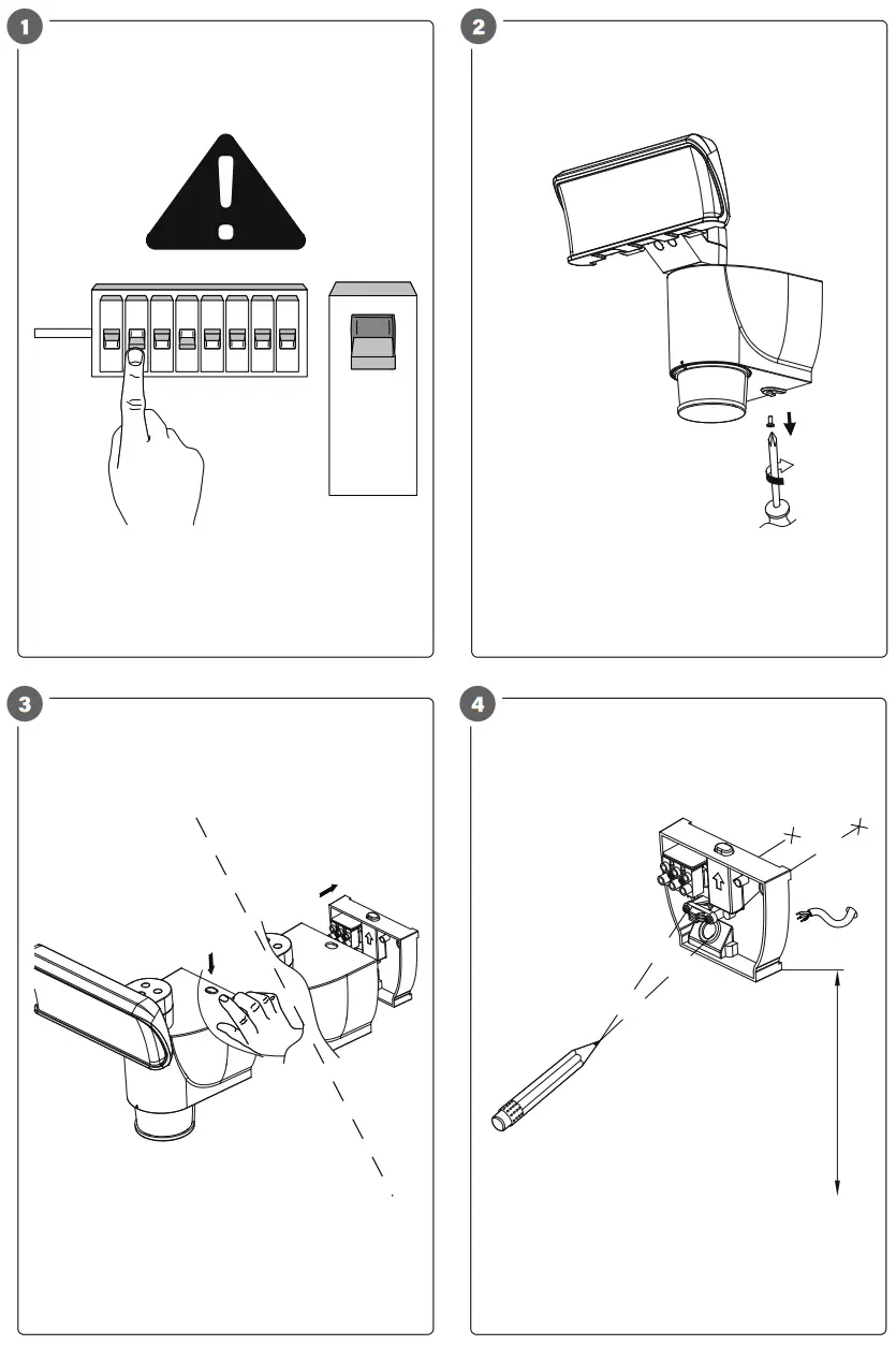 anslut 019924 LED Flood Light - fig