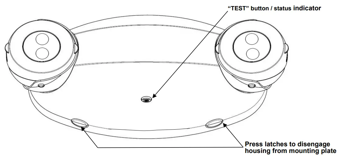 QUANTUM ELM4L Optics 640 Lumens Emergency Light-