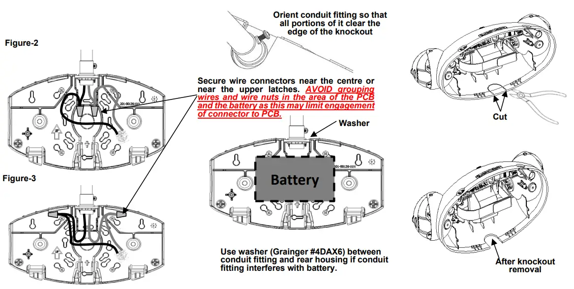 QUANTUM ELM4L Optics 640 Lumens Emergency Light-fig3