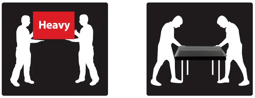 Westinghouse WR43FX2019 43 Full HD Smart Roku TV - INSTALLING THE TV STAND