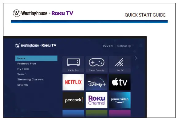 Westinghouse WR43FX2019 43 Full HD Smart Roku TV - PACKAGE CONTENT 3