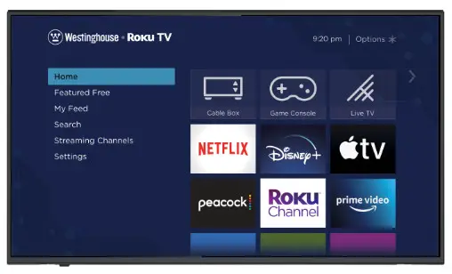 Westinghouse WR43FX2019 43 Full HD Smart Roku TV - SETTING UP YOUR TV 3