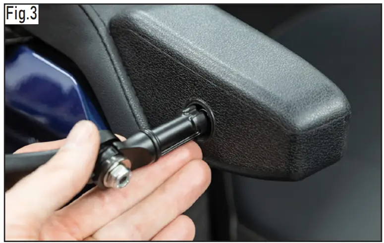 Goldstrike 2018-2023 Passenger Phone Mount Honda Gold Wing - fig 2