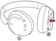 SONY WHCH720NB Wireless Noise Canceling Over Ear Headphones - Receiving a call 1