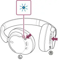 SONY WHCH720NB Wireless Noise Canceling Over Ear Headphones - factory settings 1
