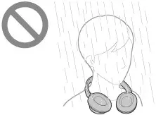 SONY WHCH720NB Wireless Noise Canceling Over Ear Headphones - getting wet 3