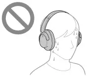 SONY WHCH720NB Wireless Noise Canceling Over Ear Headphones - getting wet 5