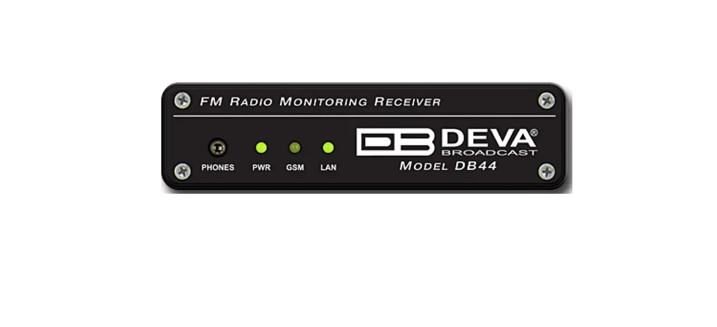 Deva Broadcast Db44 Compact Fm Radio Monitoring Receiver User Manual