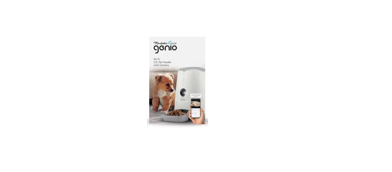 Mirabella 42909026 Genio Wi-fi Pet Feeder With Hd Camera User Guide
