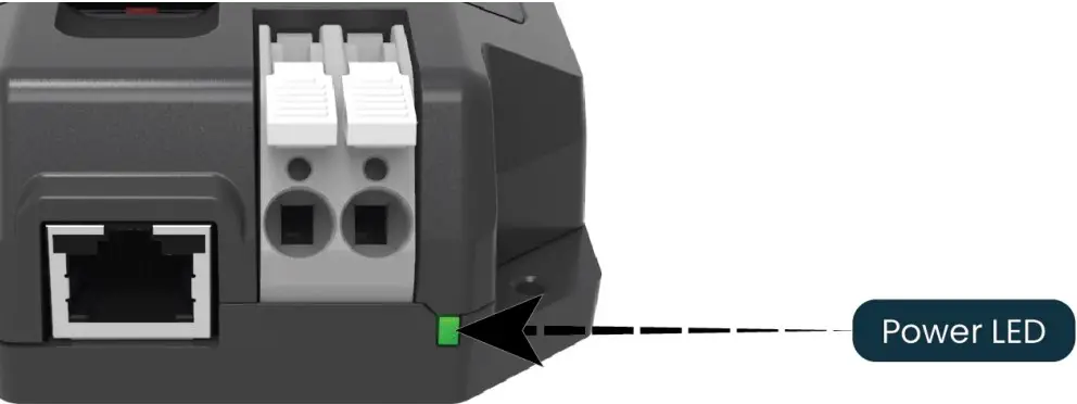 Position of the Power LED