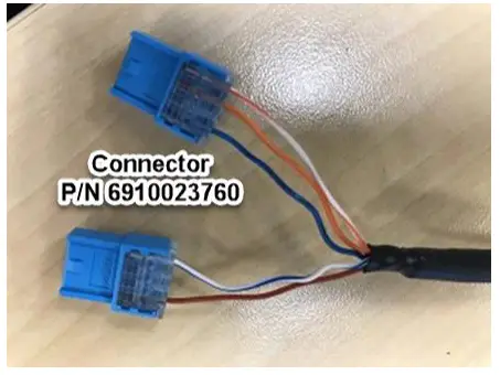 iCOM VE-PG3-4 Portable Radio Cable - diagram1