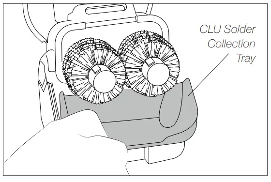 JBC CLU CLUP Senior Tip Cleaner - Changing Brushes 6