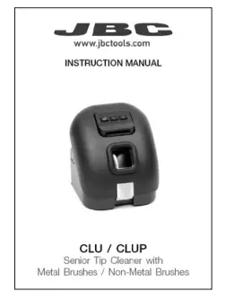 JBC CLU CLUP Senior Tip Cleaner - Packing List 3