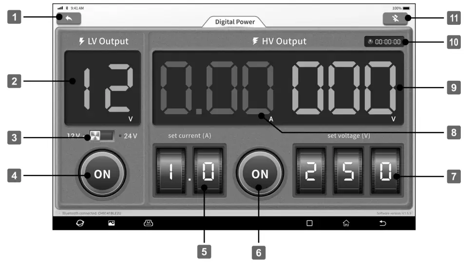 SmartSafe DP750 iSmartEV Adjustable Digital Power Supply - digital power supply