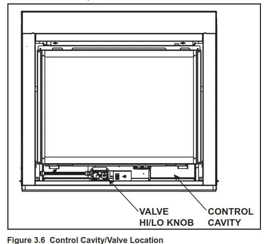 Majestic MERC32IN Mercury Direct Vent Gas- Fig 3-6