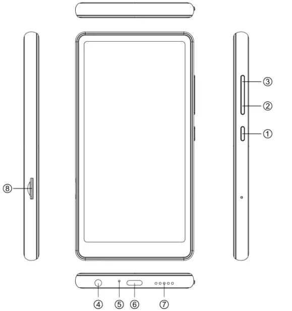 AGPTEK MP4 Music Player - FIGURE 1