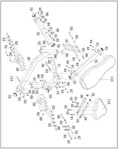 SM-4903 SMITH MACHINE EXPLODED DIAGRAM