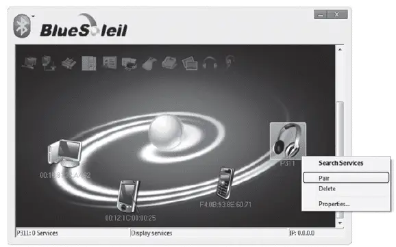 Right click on the P311