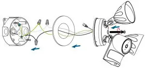 FOSCAM F41 Floodlight Camera-Junction Box2