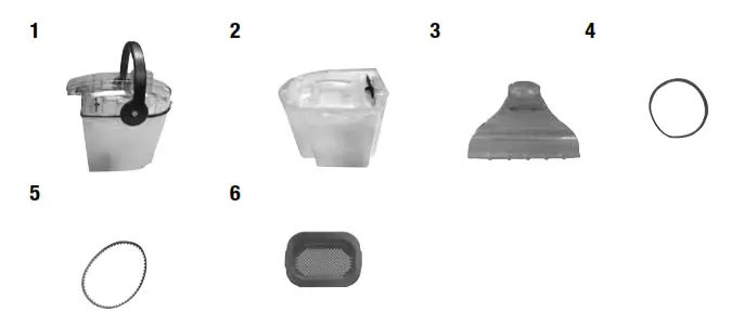 Bissell 25A3 Series PROheat - Replacement parts