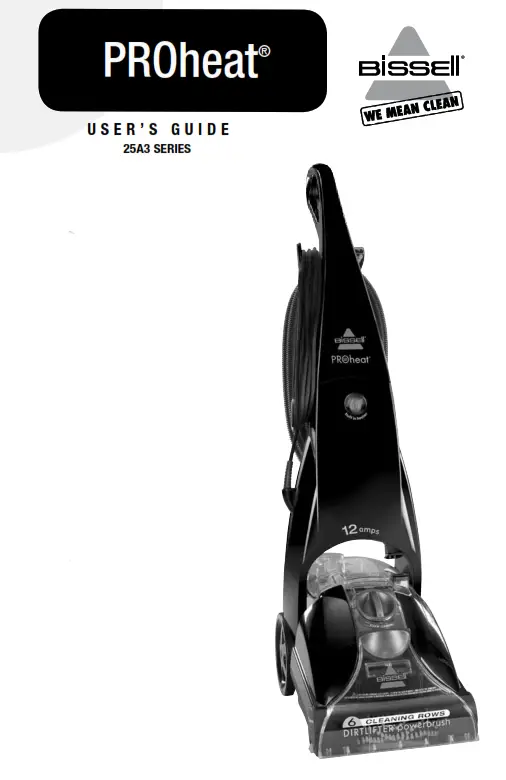 Bissell 25A3 Series PROheat - proheat
