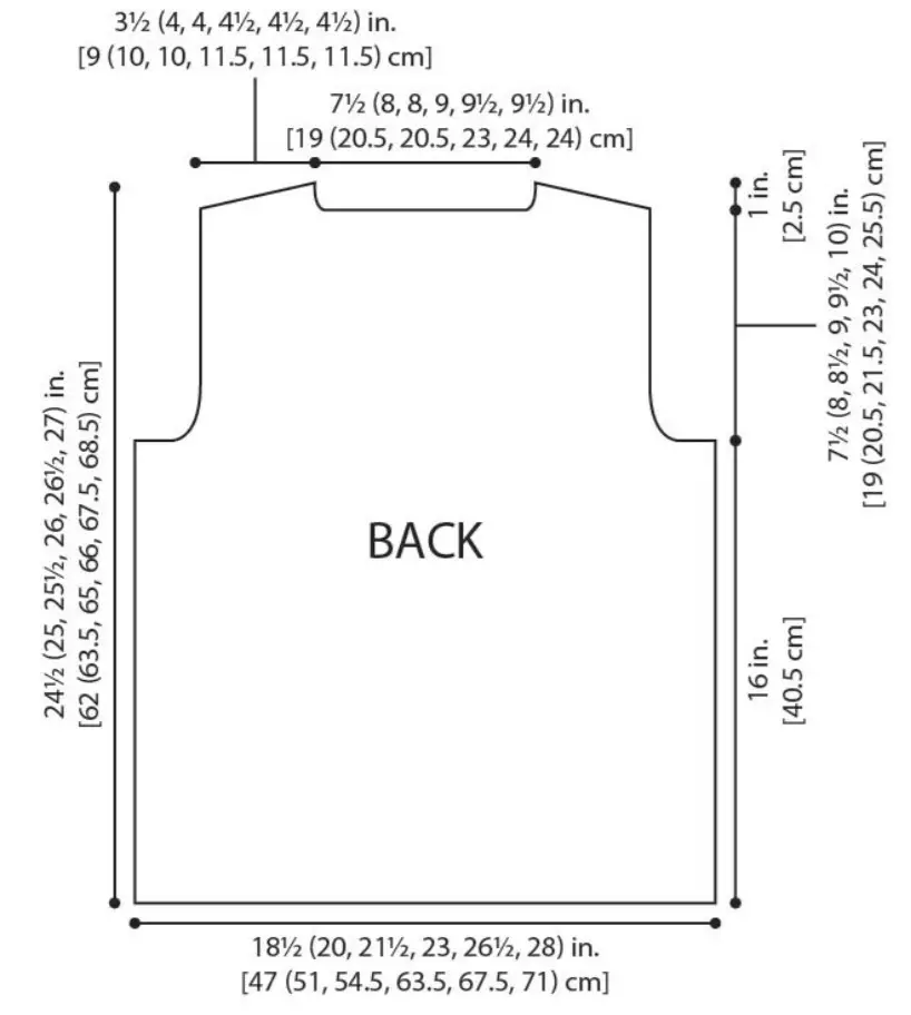 LION BRAND Waffle Stitch Cardigan M20355 COB -figure 3