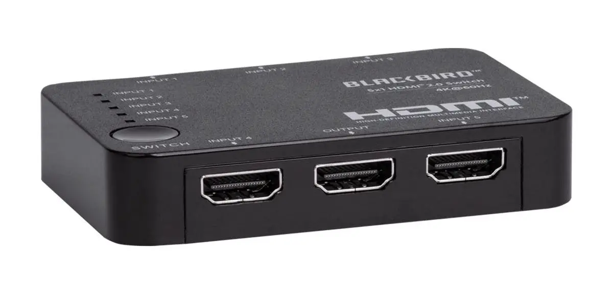 BLACKBIRD 42270 4K 5x1 HDMI Switch featured