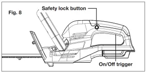 SUNJOE Cordless Hedge Trimmer 24V HT22 LTE - FIGURE 10