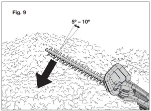 SUNJOE Cordless Hedge Trimmer 24V HT22 LTE - FIGURE 11
