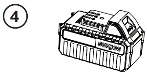 SUNJOE Cordless Hedge Trimmer 24V HT22 LTE - FIGURE 18