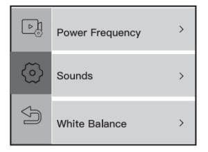Victure AC940 4K 60FPS Action Camera - system setting