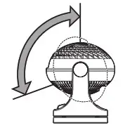 IRIS OHYAMA PCF-MKM18 Circulator Fan- Uper