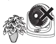 IRIS OHYAMA PCF-MKM18 Circulator Fan- plants