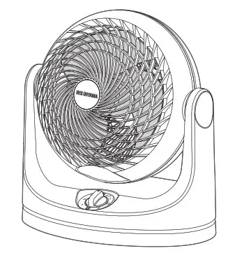 IRIS OHYAMA PCF-MKM18 Circulator Fan