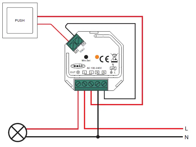 SUNRICHER SR-ZV9101SAC-HP Dali + Push AC Phase Cut Dimmer-figure7
