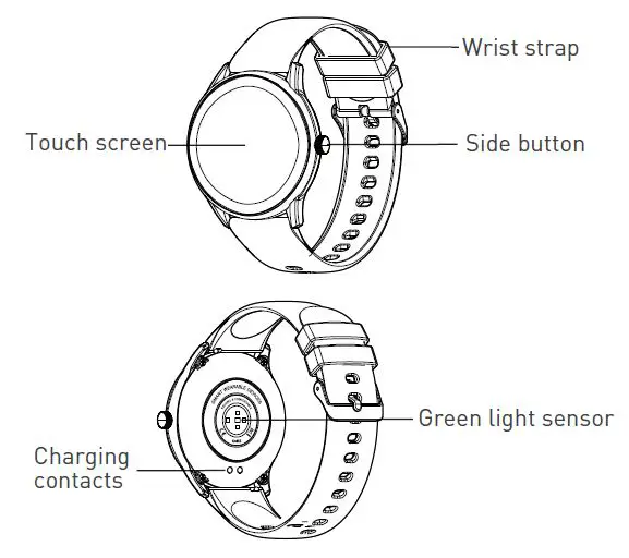 Shenzhen Kingwear Intelligent Technology KW06PRO Smart Watch fig2