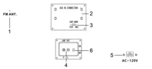 VJB-130 MayfiVICTROLAeld Full Size Jukebox - REAR VIEW